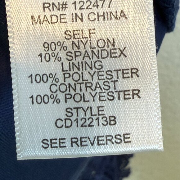 Blue Lace Mini Dress Cocktail Medium - Picture 10 of 14